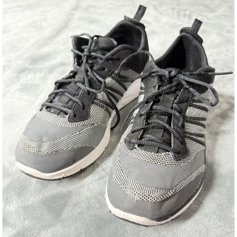 Starter Pro Shoes Mens Size 8 Black Gray Running‎ Athletic Sneakers Mesh Low Top